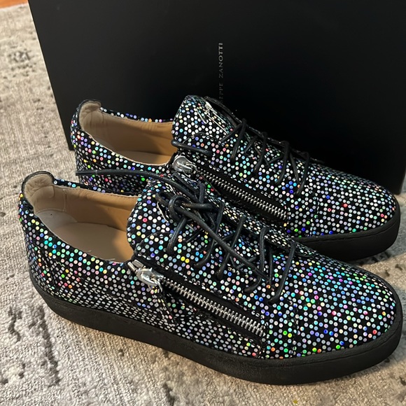 Giuseppe Zanotti Double Zip Low Top Sneakers - Picture 8 of 9